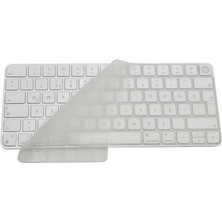 Storemax Keyboard 3 ile Uyumlu Klavye Koruyucu A2449 A2450 A3118 A3203, Id Uyumlu, Silikon 0.3 mm Ultra Ince, Yıkanabilir, Toz-Sıvı Koruma, Sessiz Yazım Şeffaf