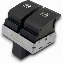 Rockswell VOLKWAGEN TRANSPORTER ÇİFTLİ CAM AÇMA KAPAMA DÜĞMESİ SÜRÜCÜ TARAFI ÇİFTLİ T5 T6 03>16