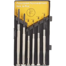 Storemax W 2251, Saatçi Tornavida Seti 6 Parça, Gri, Siyah