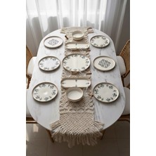 UltraMint 23 Parça 6 Kişilik D-Harma Stackable Kahvaltı Takımı Seti