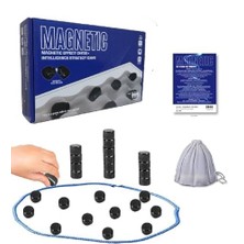 Storemax Süper Keyifli Manyetik Taş Oyunu - Manyetik Satranç Oyunu, Mıknatıslı Taş Oyunu, Eğitici Masa Oyunu, Konsantrasyon ve Mantıksal Düşünme Geliştirici, Ebeveyn-Çocuk Iletişimi, Seyahat Oyunu