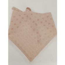 Mufin Collection El Yapımı Fisto Pamuklu Kumaş - Dantel Detaylı - Bağcıklı Bandana