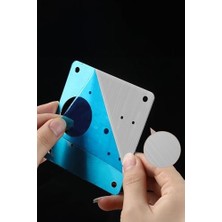 Storemax Menteşe Tamir Sacı Pratik Paslanmaz Çelik Dolap Onarım Kiti Kapak Menteşe Tamir Seti