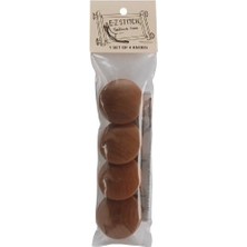 Storemax 71658 Oak Frame Knobs-4-Pkg