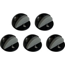 Storemax 189134 Kubbe Kapı Durdurucu, 5'li Paket, Mat Siyah, 5 Parça