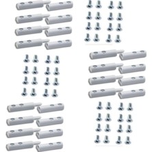 Storemax Sineklik Menteşesi, Beyaz 12 Adet (24 Adet Akıllı Montaj Vidası Ile Birlikte)