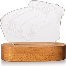 Storemax Nostaljik Otomobil Tasarımlı Üç Boyutlu LED Lamba
