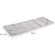 Storemax Ocak Kenarı Yağ Koruyucu Alüminyum Levha, Yağ Sıçratmaz Levha 32,5 * 84 cm