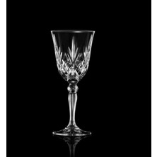 UltraMint Şeffaf Kristal Kadeh Seti 6'lı, 270 Ml, Zarif ve Elegant Tasarım