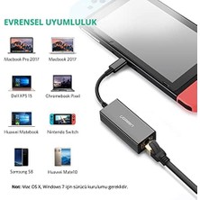 Storemax Type-C Ethernet Adaptörü, Siyah