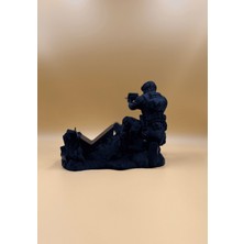 Çift Yuvalı Asker Konsol Standı