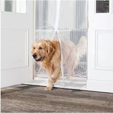 Storemax Pratik Manyetik Mıknatıslı Beyaz Kapı Pencere Sinekliği Tülü 115 x 210 cm