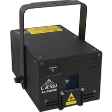 Zibox Layu AC-03RGB 3 Watt RGB Lazer 25Kpps Double Safety Design SD Card DMX ILDA Analog