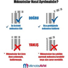 Storemax Mıknatıs Ø5x5 mm - Yuvarlak Güçlü Mıknatıs 25 Adet