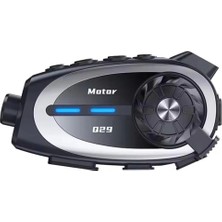 Q29 1080P Kameralı Motosiklet Kask Interkom Kulaklık - Bluetooth 5.4 Ipx6