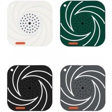 Storemax Silikon Kötü Koku Önleyici Banyo Mutfak Lavabo Koku Önleyici Sızdırmaz Pedi Siyah Renk Delikli