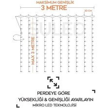Storemax Perde LED 3x3 Kumandalı Anımasyonlu