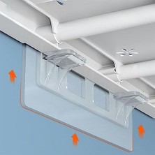 Storemax Dolap Içi Raflar Için 4'lü Plastik Güçlü Yapışkanlı Raf Destek Aparatı