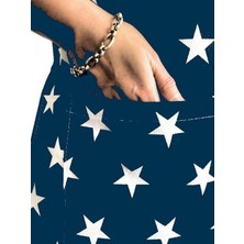 Storemax Cepli Su Geçirmez Mutfak Önlüğü Yıldızlı Mavi