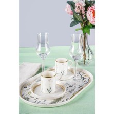 UltraMint Şık 7 Parça Çift Kişilik Kahve Sunum Seti, Zarif ve Kullanışlı Tasarım