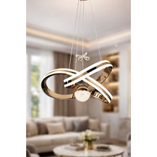 Ünal Aydınlatma Sarmal 45 cm Gold LED Sarkıt Avize