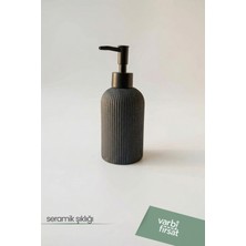 VarBiFırsat Modern Desenli Seramik Sabunluk 180 ml