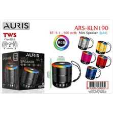 Auris KLN190 Bluetooth Speaker Mini Işıklı Bt 5.1 Şarjlı