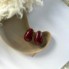 Alice İsstanbul Bordo Melanie Küpe