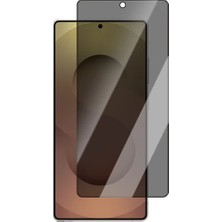 Cavora Samsung A12 Uyumlu Gizlilik Filtreli Toz Leke Tutmaz Anti Static Hayalet Ekran Koruyucu Cam