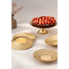 UltraMint Şeffaf 7 Parça Cam Pasta ve Tatlı Servis Seti, Şıklık ve Fonksiyonellik