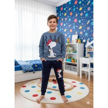 Yağmur Giyim Ramcocuk 2ip Snoppy Erkek Çocuk Eşofman Takımı 6-9 Yaş 1106