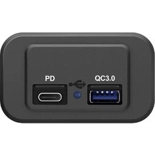 MELLİFERA Karavan Kamyon Otobüs Tekne Yat Otomobil Için Bir USB Type-A ve Bir USB Type-C Şarj Cihazı