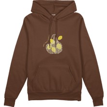 The Lucid Lab Make Some Lemonade Oversize Hoodie - Kahverengi