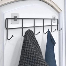 Twin Store 6'lı Yapışkanlı Kapı Arkası Askı