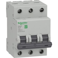 Schneider EZ9F34332 ,easy9 3-Faz C-32A/4.5KA Otomatik Sigorta
