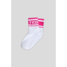 Tyess Bg Store Kız Çocuk Beyaz Çorap