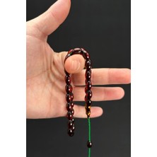 Şeffaf Arpa Kesim 7 x 11 Ateş Tespih