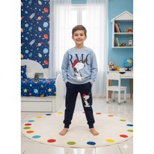 Yağmur Giyim Ramcocuk 2ip Snoppy Erkek Çocuk Eşofman Takımı 6-9 Yaş 1106