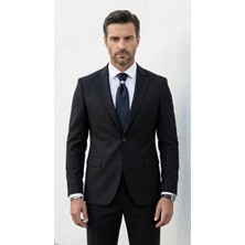 Plus Scorpion Erkek Slim Fit Klasik Ceket Dokulu Kumaş Modern Kesim
