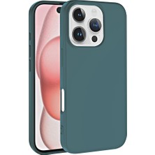 Case 4u Apple iPhone 16 Pro Max Kılıf Zore Lsr Lansman Kapak Koyu Yeşil