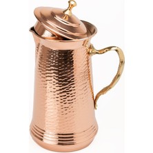 UltraMint Bakır El Dövmeli Sürahi, 1,75 L, 27 Cm, Şık ve Dayanıklı Tasarım