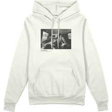 The Lucid Lab LED Zeppelin Limo Los Angeles 1971 Oversize Hoodie - Beyaz
