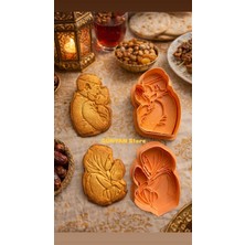 Günyan Store Ramazan Kurabiye Kalıbı I Dua Eden Kadın & Erkek Figürü 2'li Set