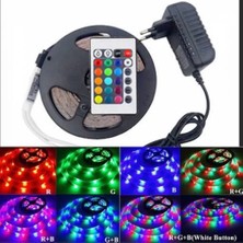 Güvenli Sepet 3 Çipli Rgb Iç Mekan Şerit LED 5 Metre