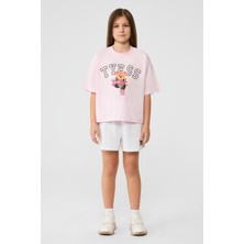 Tyess Bg Store Kız Çocuk Pembe Tshirt