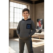 Yağmur Giyim Hayalimkids 2ip Kapşonlu Erkek Çocuk Eşofman Takımı 11-14 Yaş 14264