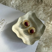 Alice İsstanbul Bordo Olivia Küpe