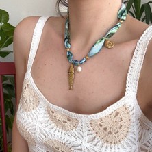 Alice İsstanbul Çelik Fular Balık Charmlı Kolye