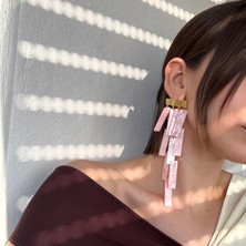 Alice İsstanbul Pembe Vintage Küpe