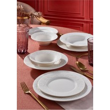 UltraMint 24 Parça Zarif Yemek Takımı, Şık ve Modern Tasarım